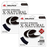 X-Natural Tennis String Black-Strings-Solinco-SOLXNATSET-X-Tennis Express