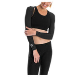 Sun Protection Shoulder Wrap Plain Logo-Accessories-Sparms-SP-SHAW-PL-S21-bk-3-Tennis Express