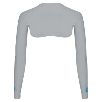Sun Protection Shoulder Wrap Plain Logo-Accessories-Sparms-SP-SHAW-PL-S21-gry-2-Tennis Express
