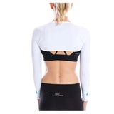 Sun Protection Shoulder Wrap Plain Logo-Accessories-Sparms-SP-SHAW-PL-S21-wht-4-Tennis Express