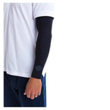 Sun Protection Sleeves Plain Logo-Accessories-Sparms-SP-SLV-PL-S21-nvy-4-Tennis Express
