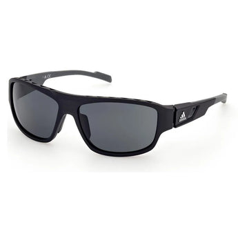 Men's Active Sunglasses Matte Black and Bordeaux-Accessories-Adidas-SP0045-6102S-2-[Sku]-Tennis Express