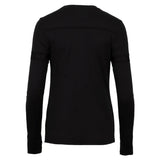 Women's Pacer Long Sleeve Tennis Top-Apparel-Lija-SS-1587BWBF20-1_BLK-Tennis Express