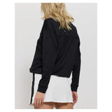 Women's Post Game Tennis Pullover-Apparel-Lija-SS-1861BWS23-bk-4-Tennis Express