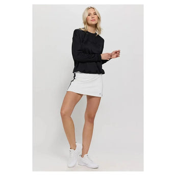 Women's Post Game Tennis Pullover-Apparel-Lija-SS-1861BWS23-bk-5-Tennis Express
