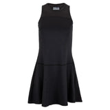 Women's Breeze Tennis Dress-Apparel-Lija-SS-3205BWBU21-Black-Tennis Express