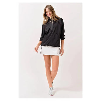 Women's Nevo Etoile Tennis Jacket-Apparel-Lija-SS-6505BWS23-bk-5-Tennis Express
