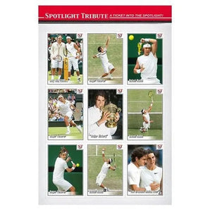 Wimbledon 2008 Final 9 Card Tribute-Memorabilia-Spotlight Tribute-ST-WIM08-1-Tennis Express