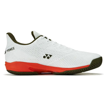Men's AD-ACCEL Tennis Shoes White and Orange-Footwear-Yonex-STAACWO-F25-2-Tennis Express