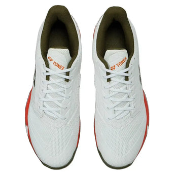 Men's AD-ACCEL Tennis Shoes White and Orange-Footwear-Yonex-STAACWO-F25-3-Tennis Express