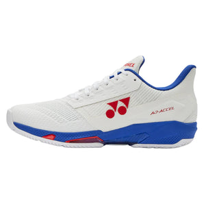 Men's Power Cushion AD-Accel Wide Tennis Shoes White and Purple-Footwear-Yonex-, [current_file_name-Tennis Express