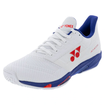 Men's Power Cushion AD-Accel Wide Tennis Shoes White and Purple-Footwear-Yonex-STAACWWPUcopy-Tennis Express