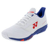 Men's Power Cushion AD-Accel Wide Tennis Shoes White and Purple-Footwear-Yonex-STAACWWPUcopy-Tennis Express