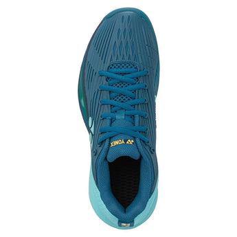Men's Eclipsion 5 Tennis Shoes Blue and Green-Footwear-Yonex-STE5BG-S24-3-4-[Sku]-Tennis Express
