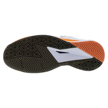 Women's ECLIPSION 5 Tennis Shoes White and Orange-Footwear-Yonex-STE5LWO-F25_4-Tennis Express
