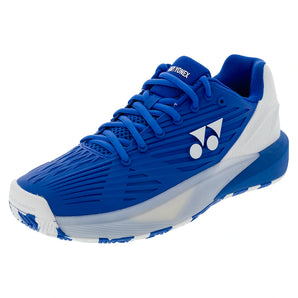 Men's Power Cushion Eclipsion 5 Tennis Shoes Blue and White-Footwear-Yonex-STE5MABLWcopy-Tennis Express