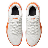 Men's CLAY Court Power Cushion Eclipsion 5 Tennis Shoes Silver and Orange, Yonex, Tennis Express, STE5MCSOR-3