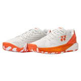 Men's CLAY Court Power Cushion Eclipsion 5 Tennis Shoes Silver and Orange, Yonex, Silver/Orange, Tennis Express, STE5MCSOR-SILVER-ORANGE-1