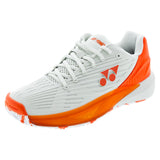 Men's CLAY Court Power Cushion Eclipsion 5 Tennis Shoes Silver and Orange,Footwear,Yonex,Silver/Orange,6,Tennis Express,STE5MCSORcopy