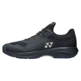 Women's Power Cushion SONICAGE Tennis Shoes Black and Mocha Gray,Footwear,Yonex,,,Tennis Express,STSCLABKMGR-1