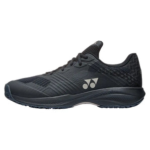 Women's Power Cushion SONICAGE Tennis Shoes Black and Mocha Gray,Footwear,Yonex,,,Tennis Express,STSCLABKMGR-1