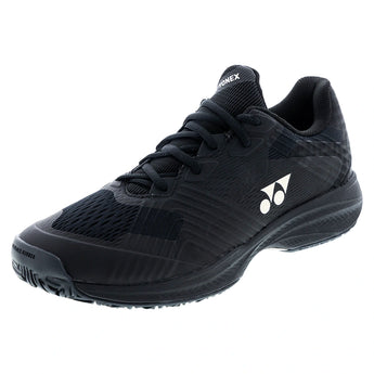 Men's Power Cushion SONICAGE Tennis Shoes Black and Mocha Gray,Footwear,Yonex,Black/Mocha Gray,6,Tennis Express,STSCMABKMGRcopy