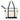 Women's Scalloped Tennis Tote Navy-Bags-Ame and Lulu-STT-S25-Tennis Express