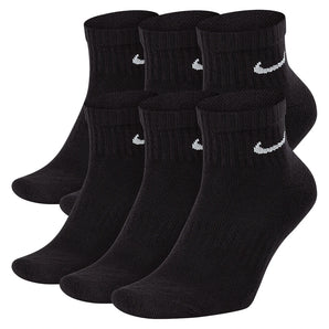 Unisex Everyday Cushioned Training Low Socks (6 Pairs) Black and White,Socks,Nike,Black/White,S,Tennis Express,SX7669-010_b18f5a94-2168-4218-8f38-48b7a09f7213