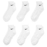 Unisex Everyday Training Ankle Socks White and Black-Socks-Nike-SX7669-100_3-4-[Sku]-Tennis Express
