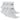 Unisex Everyday Training Ankle Socks White and Black-Socks-Nike-SX7669-100_4-2-[Sku]-Tennis Express