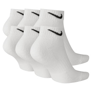 Unisex Everyday Cushioned Training Low Socks (6 Pairs) White and Black,Socks,Nike,,,Tennis Express,SX7672-100_2