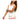 Girls' V-Neck Cutout Tennis Tank White and Coral Crush-Apparel-Lucky In Love-T207-155B-Tennis Express
