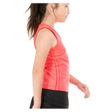 Girls' V-Neck Cutout Tennis Tank-Apparel-Lucky In Love-T207-P1-Tennis Express