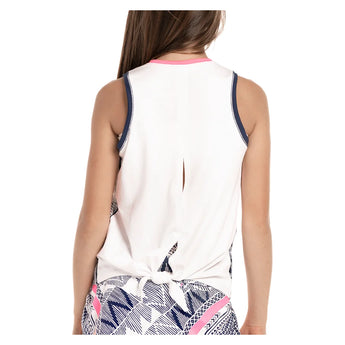 Girls' Santa Fe Glow Tennis Tank Pink, Lucky In Love, Tennis Express, T228-P98648F22-2