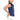 Girl's Pleat Me Up Tennis Tank Navy-Apparel-Lucky In Love-T233-400S23-2-Tennis Express