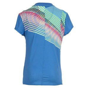 Girls' Count On Me Short Sleeve Tennis Top-Apparel-Lucky In Love-T240-H91430F21-2-Tennis Express