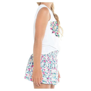 Girls' You Grow Girl Tennis Tank Multi-Apparel-Lucky In Love-T261-Q23955-2-Tennis Express