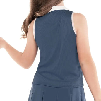 Girls' Winning Day Crop Tennis Tank Slate-Apparel-Lucky In Love-T263-407H22-2-Tennis Express