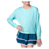 Girls' Hype Long Sleeve Tennis Top Capri-Apparel-Lucky In Love-T268-436H25-669578Tennis Express