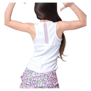Girls' Always Lucky Tennis Tank Mulberry-Apparel-Lucky In Love-T277-59E955-2-Tennis Express