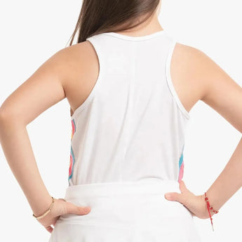 Girl's Prisma Stripe Tennis Tank Rainbow-Apparel-Lucky In Love-T288-926U24-1-Tennis Express