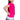 Girls' Hip To It Short Sleeve Tennis Top Shocking Pink-Apparel-Lucky In Love-T294-645F24-1-Tennis Express