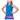 Girls' Volley Tennis Tank Electric Blue-Apparel-Lucky In Love-T308-440F25-Tennis Express
