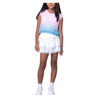 Girls' Linen Vision Tennis Tank Periwinkle-Apparel-Lucky In Love-T311-35E432F25-5-Tennis Express