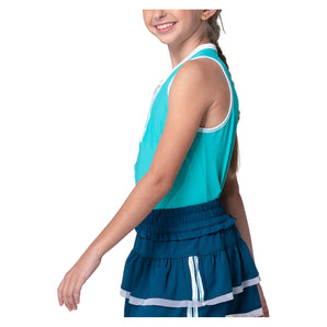 Girls' Henley Tennis Tank Aquamarine-Apparel-Lucky In Love-T312-416H25_5912918b-3d46-4e85-bb6e-c94a7f61477b-Tennis Express