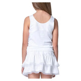 Girls' Linen Nouveau Tennis Tank White-Apparel-Lucky In Love-T313-37E110F25-4-Tennis Express