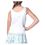 Girls' Eyelet Love Win Tennis Tank White-Apparel-Lucky In Love-T313-38E110H25-2-Tennis Express
