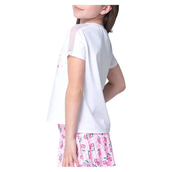 Girls' Disco Cherry Short Sleeve Tennis Top Mulberry-Apparel-Lucky In Love-T316-62E955F25-2-Tennis Express