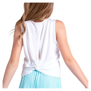 Girls' Tie Break Tennis Tank,Apparel,Lucky In Love,,,Tennis Express,T320-110-4