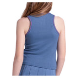 Girls' Chill Play Tennis Tank Steel Blue,Apparel,Lucky In Love,,,Tennis Express,T323-445-2